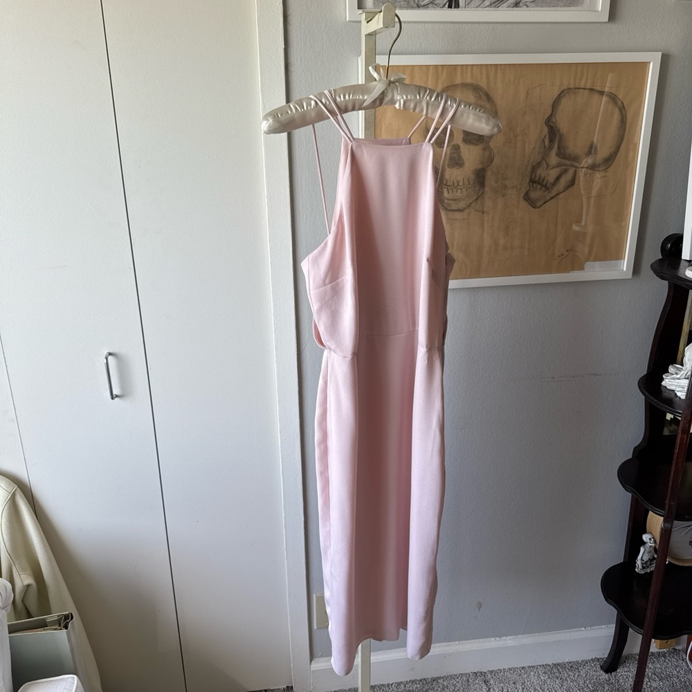 ASOS Pink Halter Sheath Dress for Cocktail